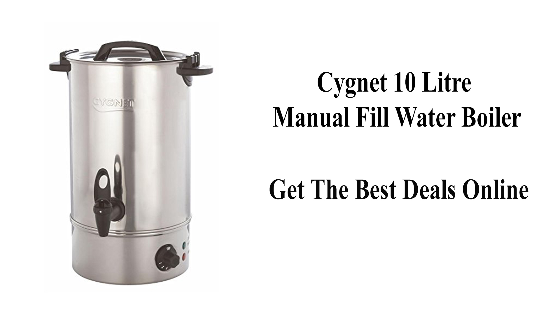 10 Litre Manual Fill Water Boiler Tea Urns