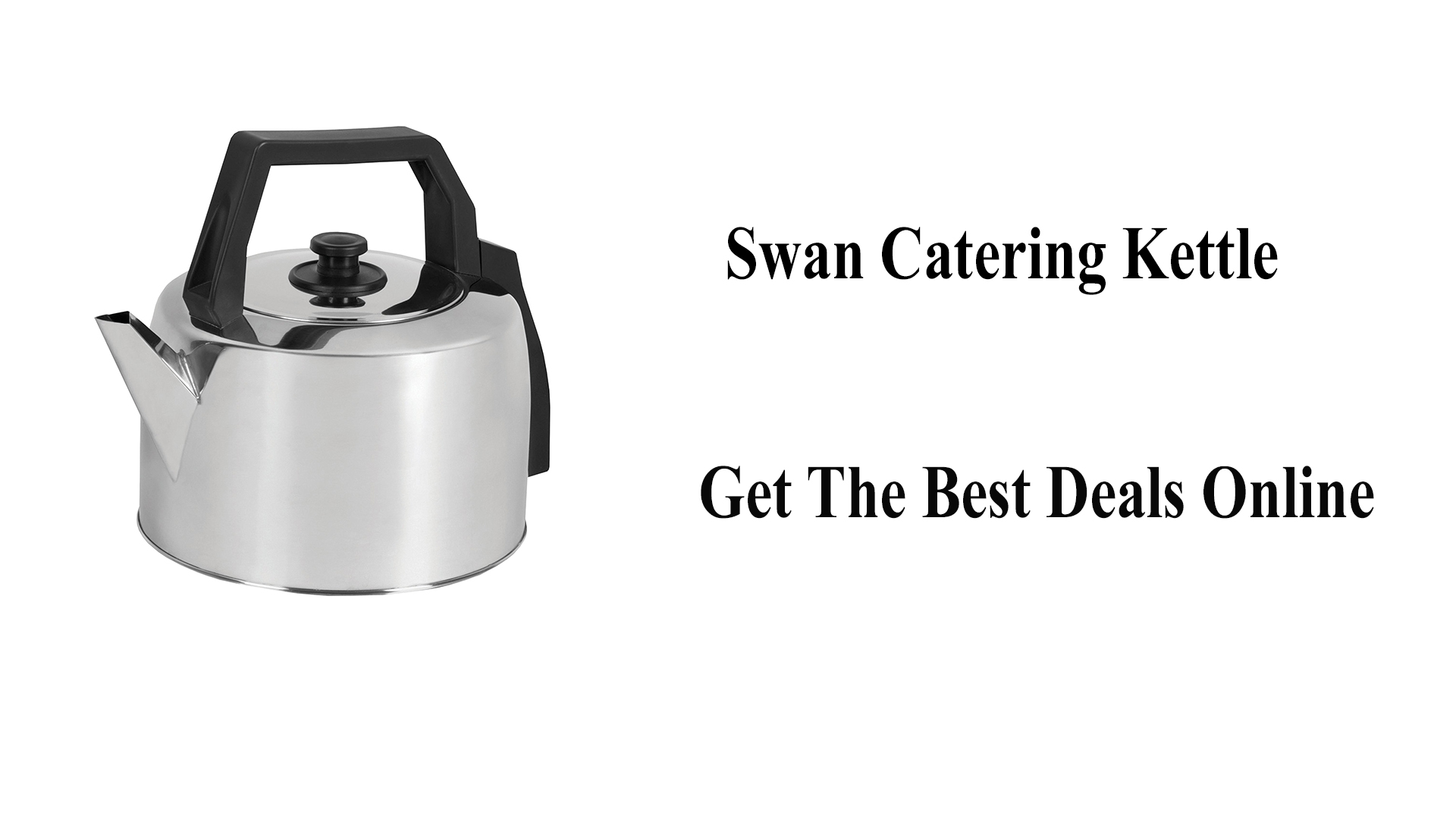 Swan 20 Litre Commercial Catering Tea Urn SWU20L Stainless Steel Brand New  - Kettle and Toaster Man